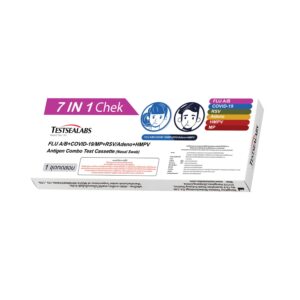 ชุดตรวจหาเชื้อ Flu A/B, Covid-19/MP RSV + ADENO HMPV แอนติเจน ( สำหรับ Home Use )
