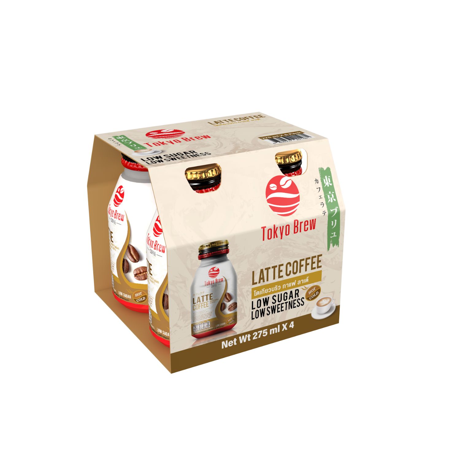 โตเกียวบริว กาแฟ ลาเต้ Pack 275 ml. x 4