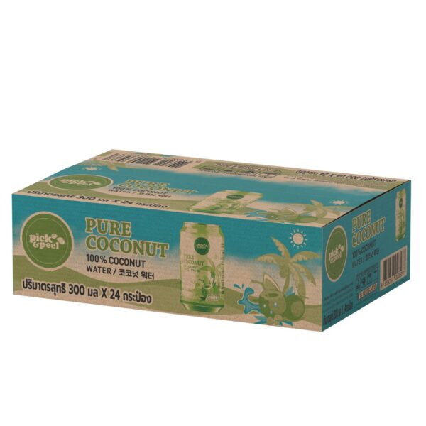 Pick & Peel Pure Coconut 100% Coconut Water Can 300 ml - Image 2